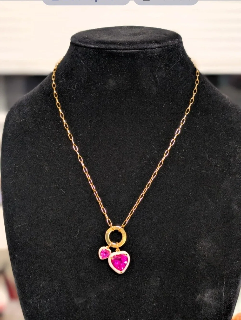 Kate Spade New York ♠️ Sweetheart Charm Pendant Necklace